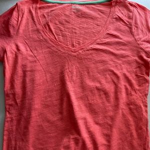Boden Women's Orange Tee; Size Women's 6
